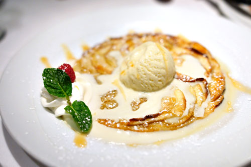 Warm Thin Apple Tart