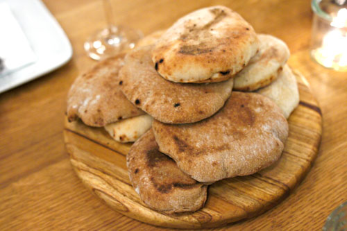 House-baked pita