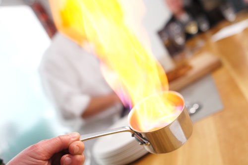 Flaming Armagnac