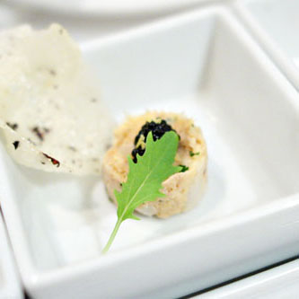 smoked Spanish mackerel rillettes, American sturgeon roe