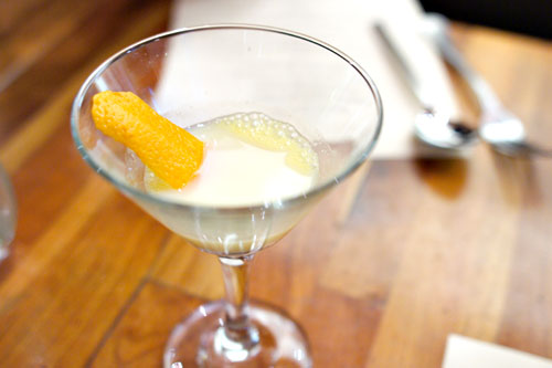 vodka, Cointreau, cream, tangerine, absinth