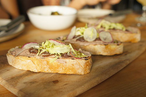 Chicken Liver Mousse on Toast