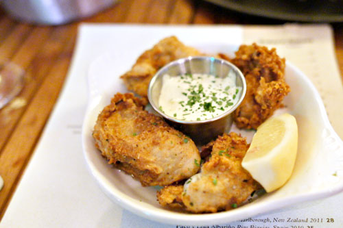 fried oysters