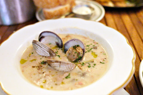 clam chowder