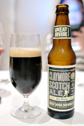 scotch ale, great divide brewing co, 'claymore'