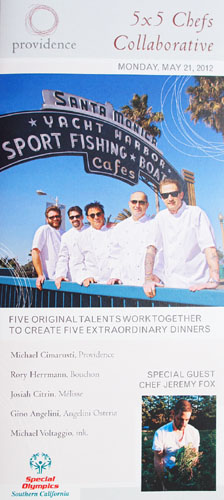 5 x 5 Chefs Collaborative