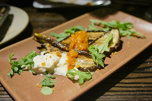 wood roasted eggplant