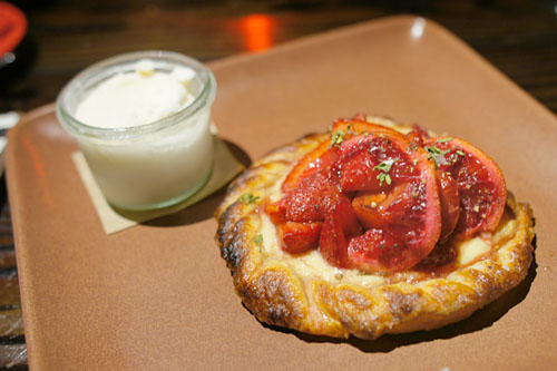 strawberry ricotta crostata