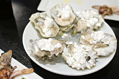 Half Dozen Hama Hama Oysters, Nitro Lime-Aid Mignonette