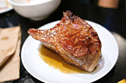 Maple Glazed Pork Chop