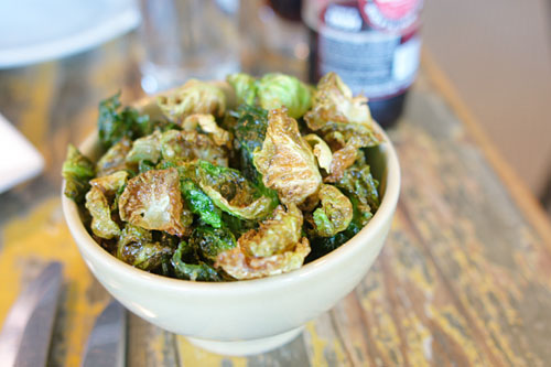 Crispy Brussels Sprout Chips