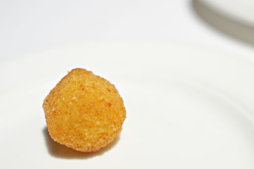 Sweet corn croquettes