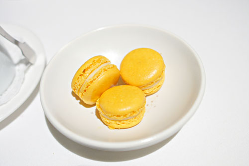 Apricot-Chamomile Macarons