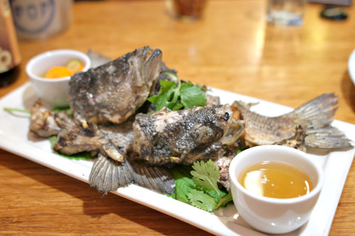 GRILLED FISH 'HEADS+TAILS' w/VIET FISH SAUCE