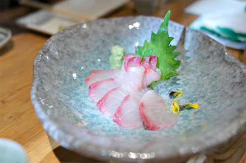 Kanpachi (Amberjack) Sashimi