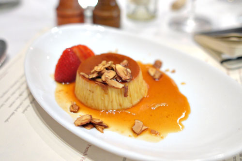 White Chocolate Saffron Crème Caramel