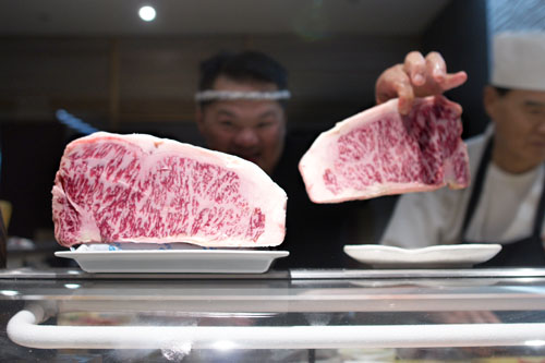 Showing Off Wagyu Beef