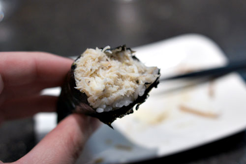 Blue Crab Hand Roll