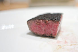 True Japanese 100% Wagyu Beef From Miyazaki Prefecture, Kyushu; Rib Eye 8 Oz