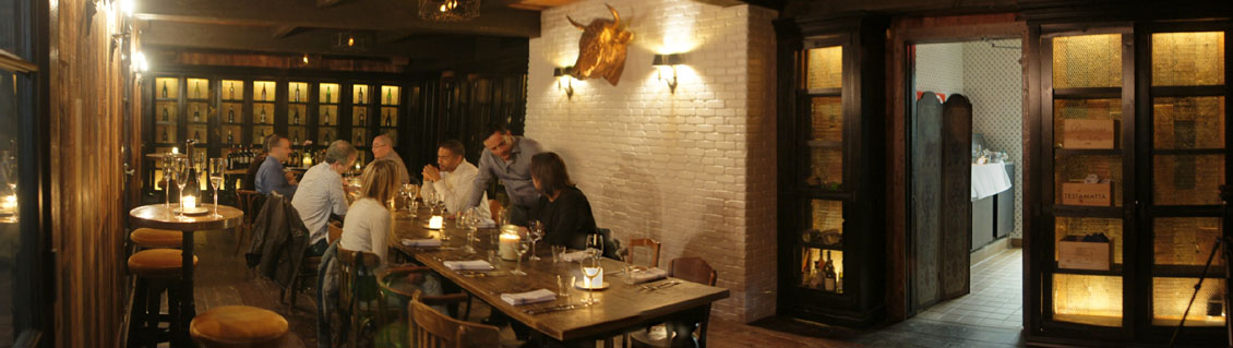 Barbershop at Il Covo Interior