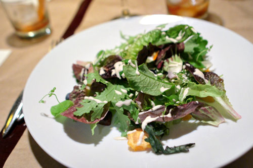 Bitter Lettuces - Tangerine - Avocado - Smoked Soy Cream - Macadamia