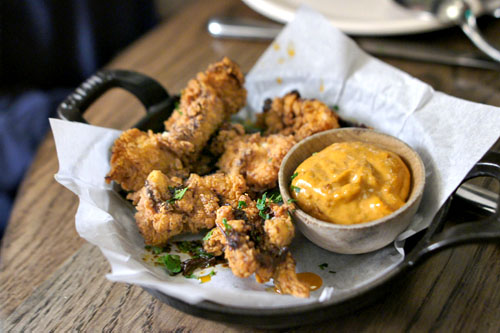 spanish fried chicken, romesco aïoli & chili-cumin butter