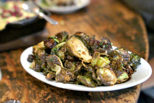 Roasted Brussels Sprouts, Bacon
