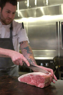 Slicing Beef