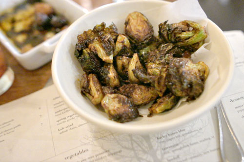 caramelized brussels sprouts