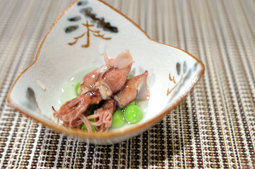 Firefly Squid with Beans
