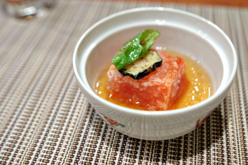 Agedashi Tomato Tofu