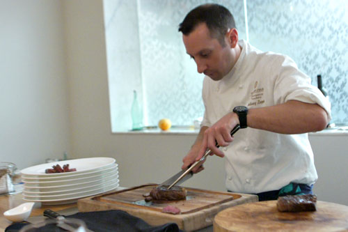 Slicing Steak