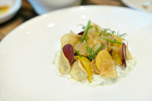 beef heart, paprika, dill-crème fraiche, potato, pickled beets