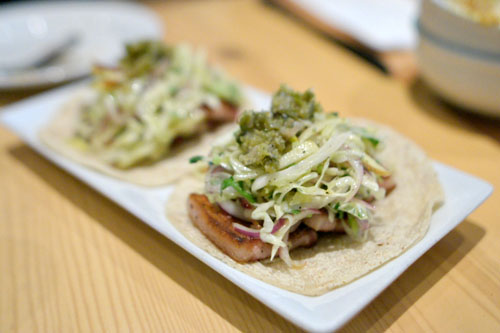 PORK BELLY TACOS