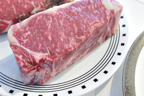 Pat LaFrieda 50 Day Dry-Aged USDA Prime Black Angus Bone-In NY Strip Steak