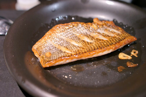 The power of lemon and olive oil, Atlantic black sea bass