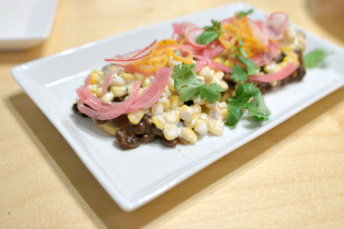 Corn & Black Bean Sopes