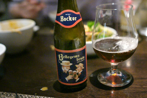 flander's ale. bockor bellegems bruin. belgium