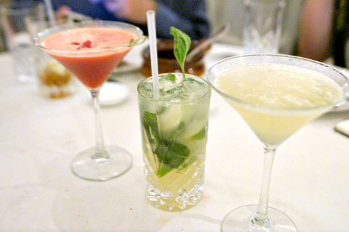 Kalinka - Malinka Martini / Moscow Mojito / Lolita Apricot - Martini