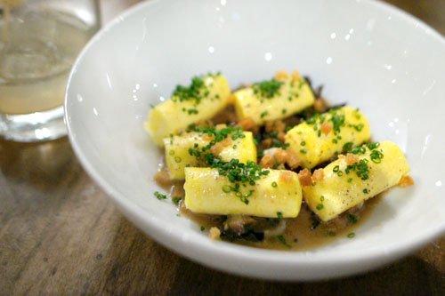 egg yolk gnocchi