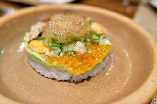 Sea Urchin & Crispy Pork Belly Cobb