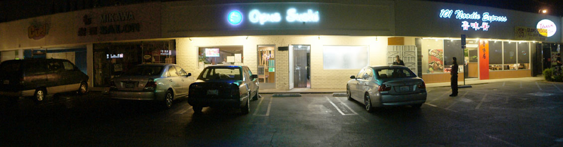 Opus Sushi Exterior