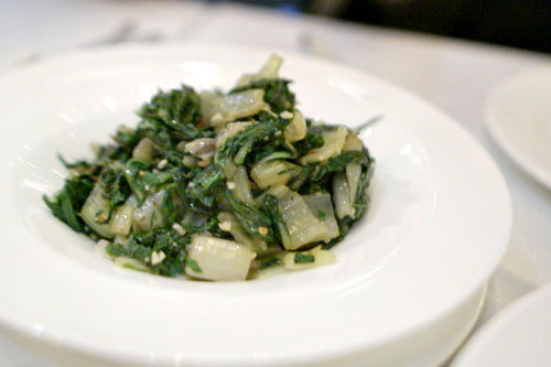 Long Braised Swiss Chard