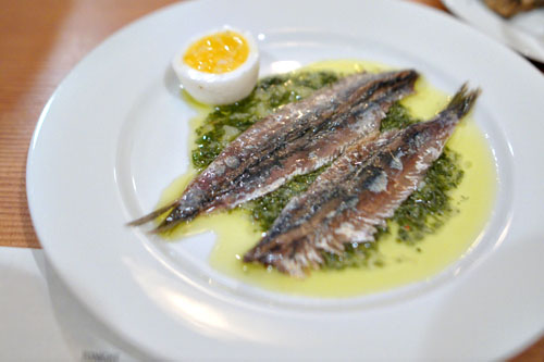 Anchovies in Green Sauce