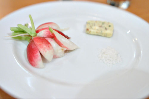 French Breakfast Radishes with Anchovy Butter