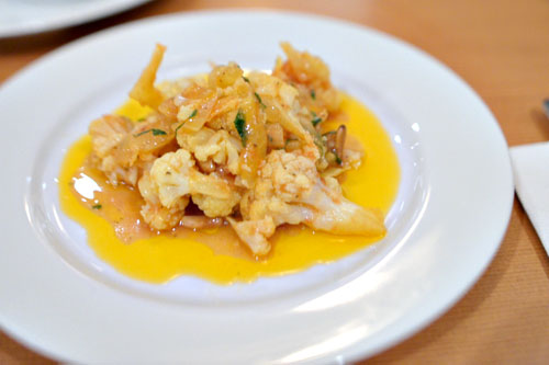 Cauliflower with Pine Nuts and Saffron