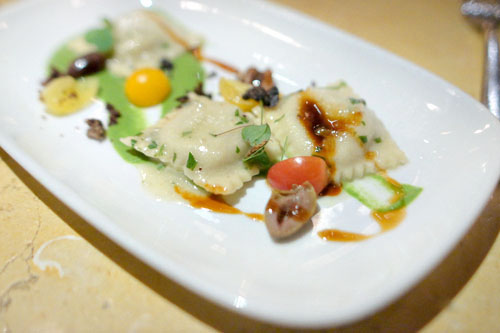 Duck Heart Ravioli