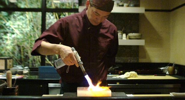 Searing Wagyu