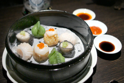 Hakka steamed dim sum platter