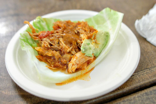 Cabbage-Wrapped Tinga